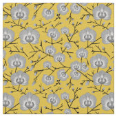 Orchideensenfmuster Stoff (Nahaufnahme)