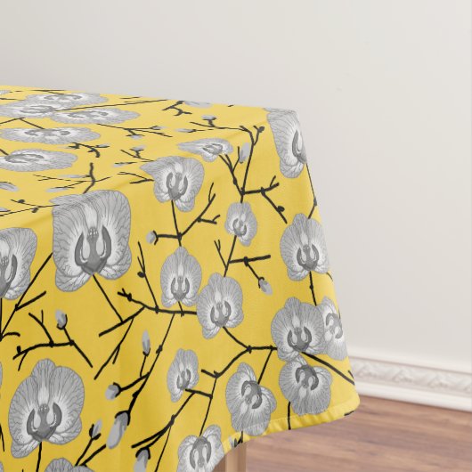 Orchideensenfmuster Tischdecke (Beispiel)