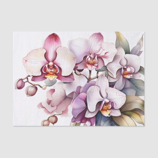 Orchideenwasser Seidenpapier (Vorderseite)