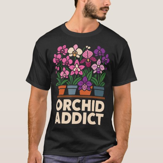 Orchideenzüchter Flüsterer Mutter Seltene Pflanze  T-Shirt (Vorderseite)