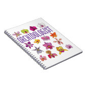 Orchidologe Orchid Lover Orchids Blumengarten Notizblock (Rechte Seite)