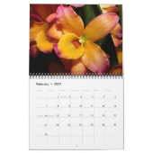 Orchids 2021 Calendar Kalender (Feb 2027)