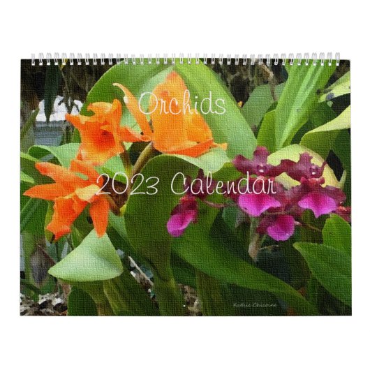 Orchids 2023 Calendar Kalender (Titelbild)