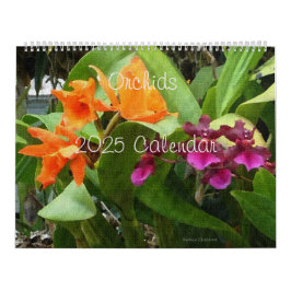 Orchids 2025 Calendar Kalender