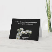 Orchids Abschluss Card Karte (Rückseite)