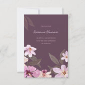 Orchids Beileid Vielen Dank Dankeskarte (Vorderseite)