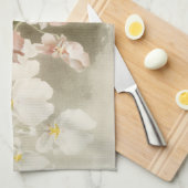 Orchids Blossom Vintage Malerei Geschirrtuch (Viertel Falte)