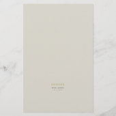 Orchids Brautparty Game Er sagte Ivory Ecru Flyer (Hinten)