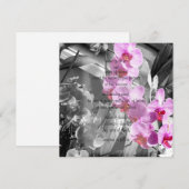 Orchids Einladung (Vorne/Hinten)
