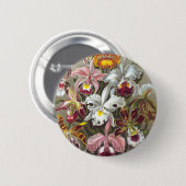 Orchids Ernst Haeckel Fine Art Button (Vorne & Hinten)