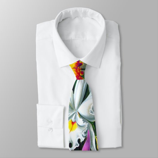 Orchids Ernst Haeckel Fine Art Krawatte (Gebunden)