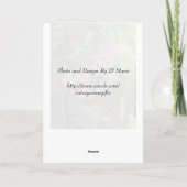 Orchids Grußkarte Karte (Rückseite)