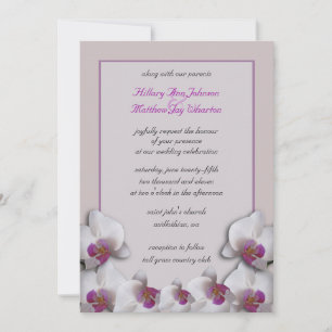 Orchids Hochzeit Einladung