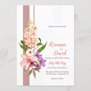 Orchids Hochzeit Einladung