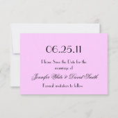 Orchids Ikebana Ankündigung Datum freihalten (Rückseite)