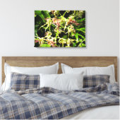 Orchids-Leinwand Leinwanddruck (Insitu (Schlafzimmer))