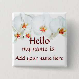 Orchids Liebe_ Button