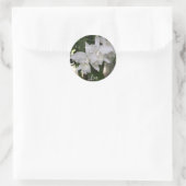 Orchids-Liebe Runder Aufkleber (Tasche)