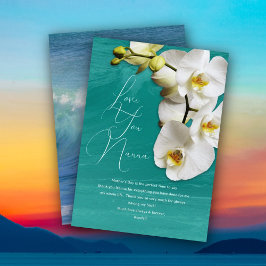 Orchids Mütter Tag Vielen Dank Message Card Einladung