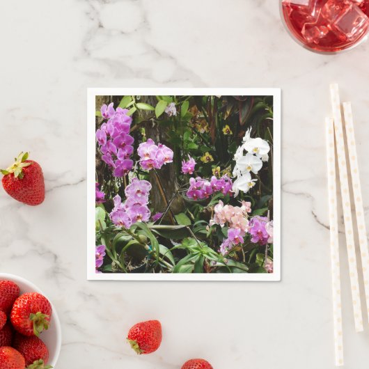 Orchids Paper Napkins Serviette (Beispiel)