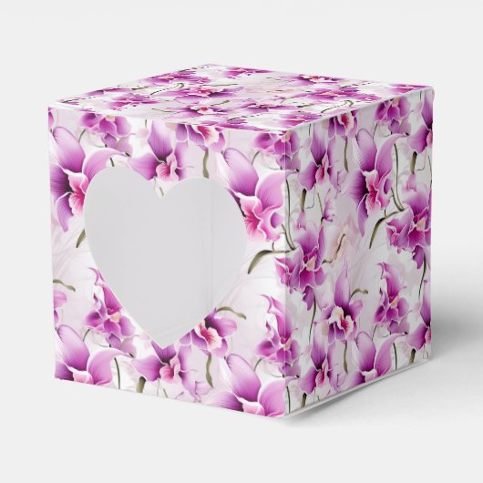 Orchids Party Leckerei Geschenkschachtel (Vorderseite)