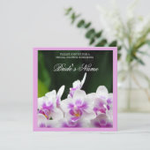 Orchids Polterabend Einladung (Stehend Vorderseite)