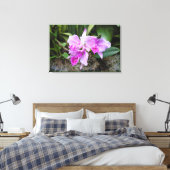 Orchids Portrait Leinwanddruck (Insitu (Schlafzimmer))
