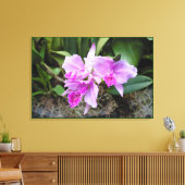 Orchids Portrait Leinwanddruck (Insitu (Wohnzimmer))