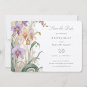 Orchids Save the Date Hochzeit Einladung (Vorderseite)