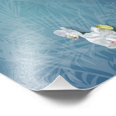 Orchids und Ferns Fotodruck (Ecke)