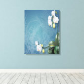 Orchids und Ferns Leinwanddruck (Insitu (Holzboden))