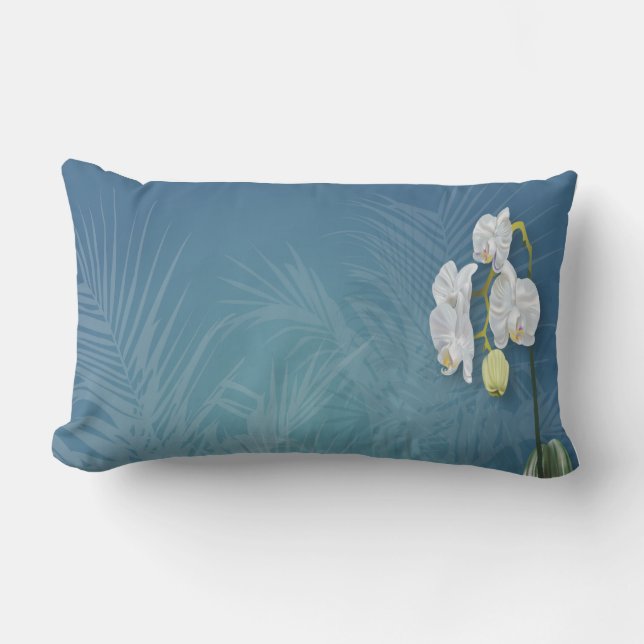 Orchids und Ferns Lendenkissen (Vorderseite)