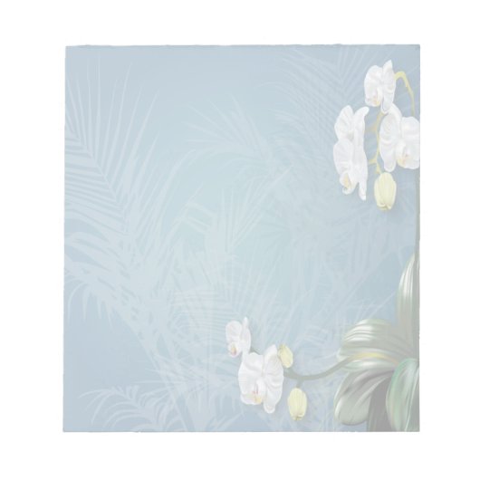Orchids und Ferns Notizblock (Vorderseite)