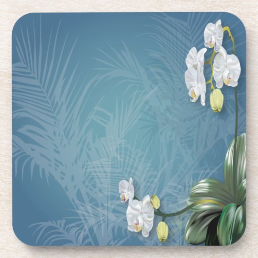 Orchids und Ferns Untersetzer (Vorderseite)