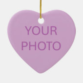 Orchids Verziert Hochzeitstag Foto Ornament (Hinten)