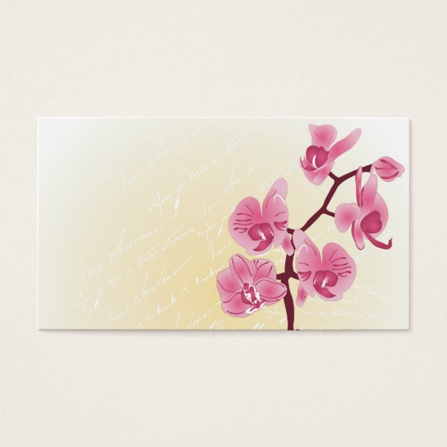 Orchids-Visitenkarte (Vorderseite)