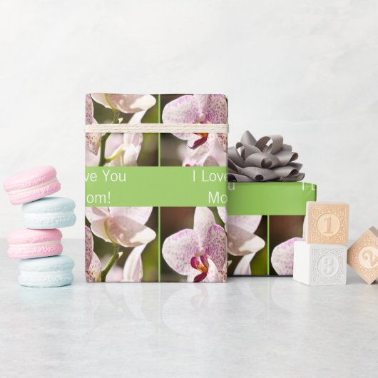 Orchids von Shirley Taylor Geschenkpapier (Babyparty)