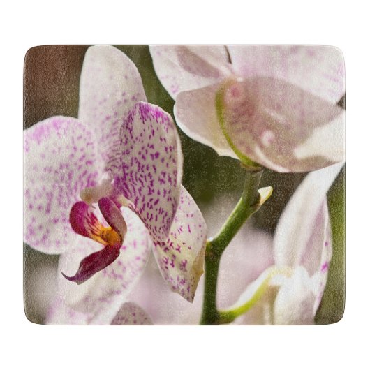 Orchids von Shirley Taylor Schneidebrett (Vorderseite)