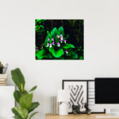 Orchis-Wildblumen Poster (Heimbüro)