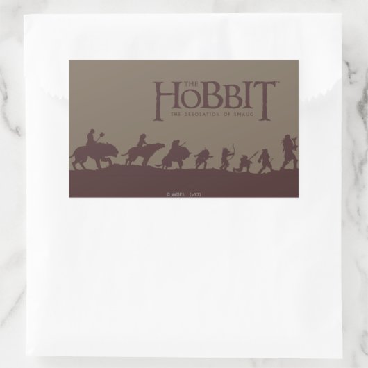 Orcs Graphic Rechteckiger Aufkleber (Tasche)