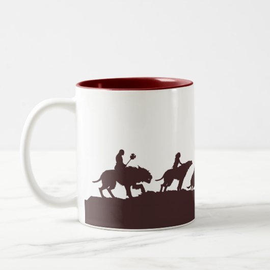 Orcs Graphic Zweifarbige Tasse (Links)