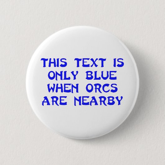Orcs Knopf Button (Vorderseite)