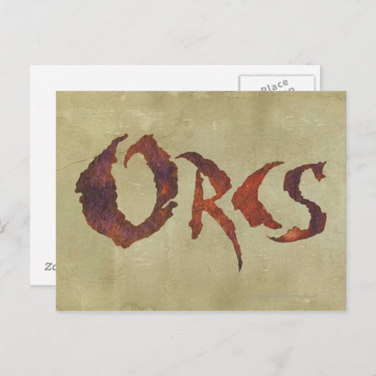 Orcs Postkarte (Vorne/Hinten)