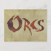 Orcs Postkarte (Vorderseite)