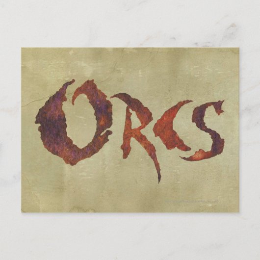 Orcs Postkarte (Vorderseite)