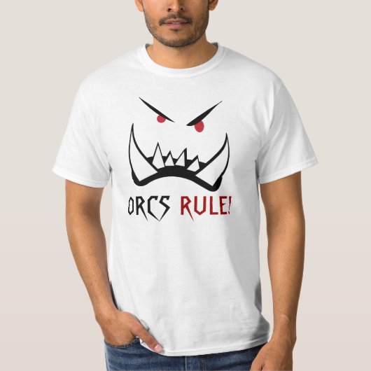 Orcs Regel, Monster-T - Shirt (Vorderseite)