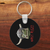 Orcs Rule! Schlüsselanhänger (Vorderseite)