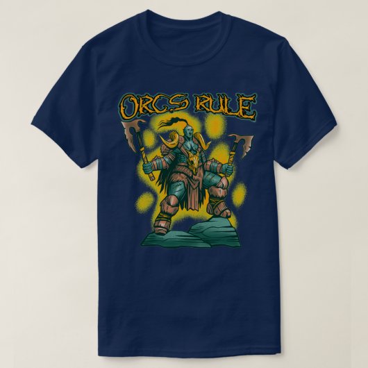 Orcs Rule T-Shirt (Design vorne)