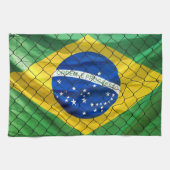 Ordem e Progresso Flag Brasilien Geschirrtuch (Horizontal)