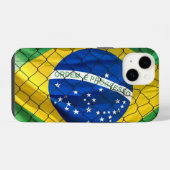 Ordem e Progresso Flag Brasilien iPhone Hülle (Rückseite (Horizontal))